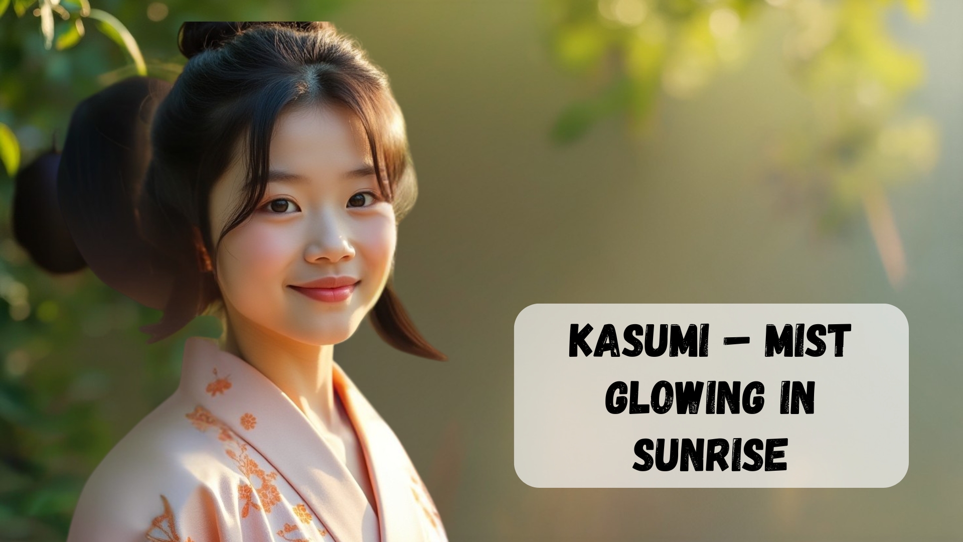 Kasumi - Mist Glowing in Sunrise