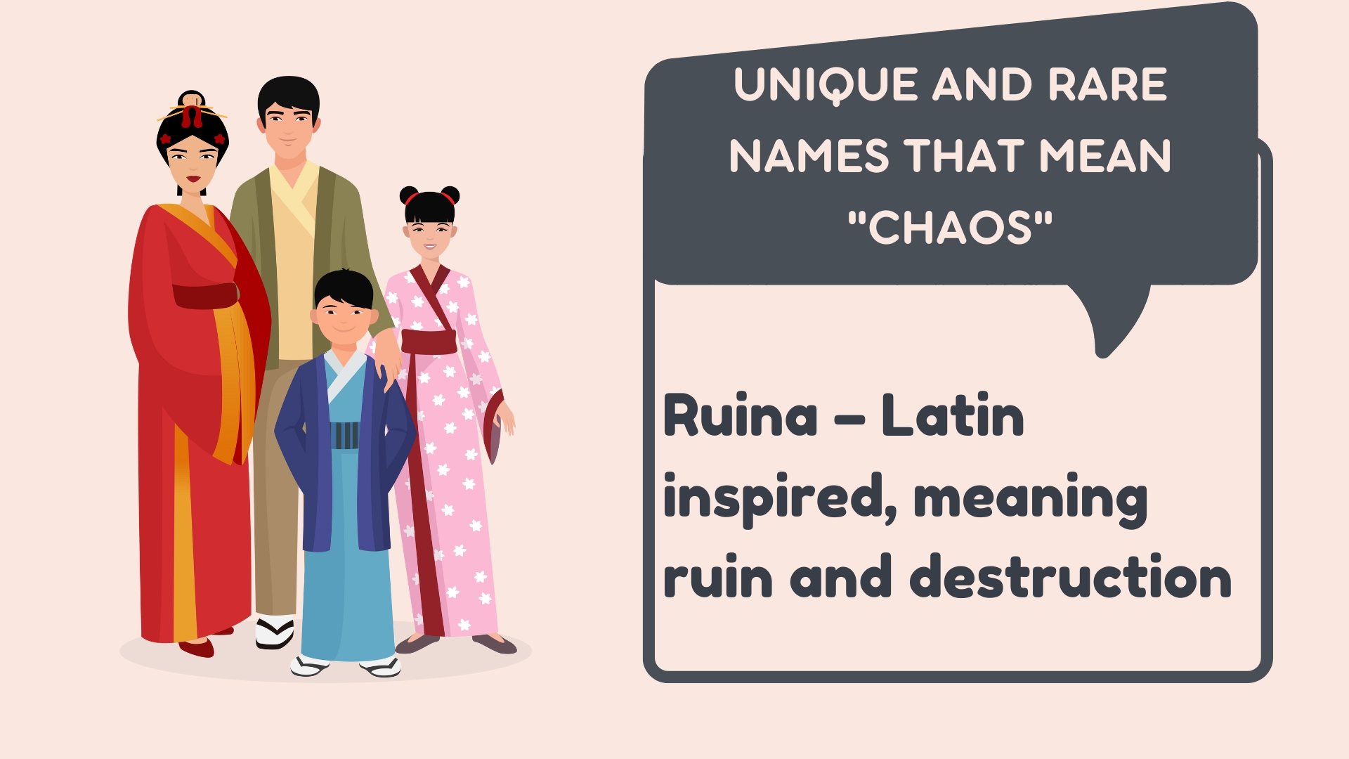 Ruina – Latin inspired, meaning ruin and destruction