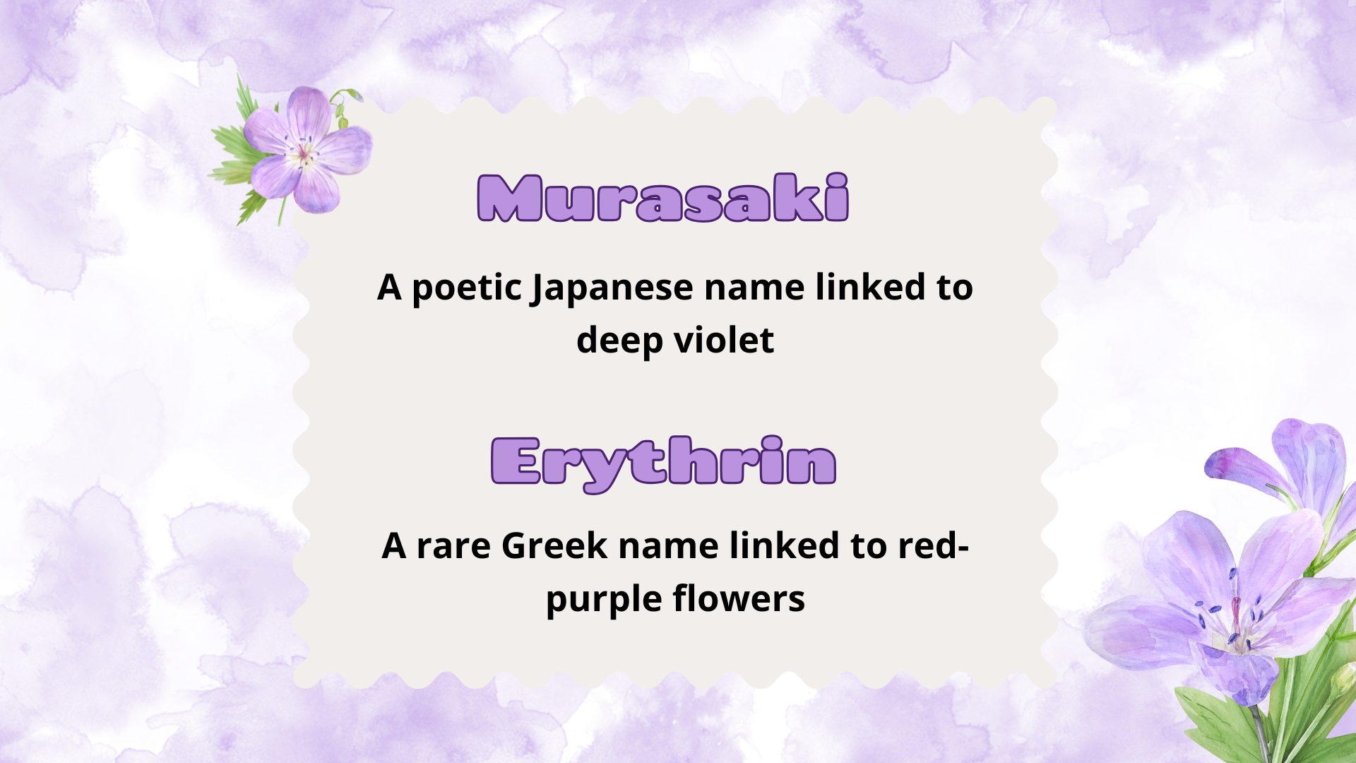 Boy Names that Mean Purple