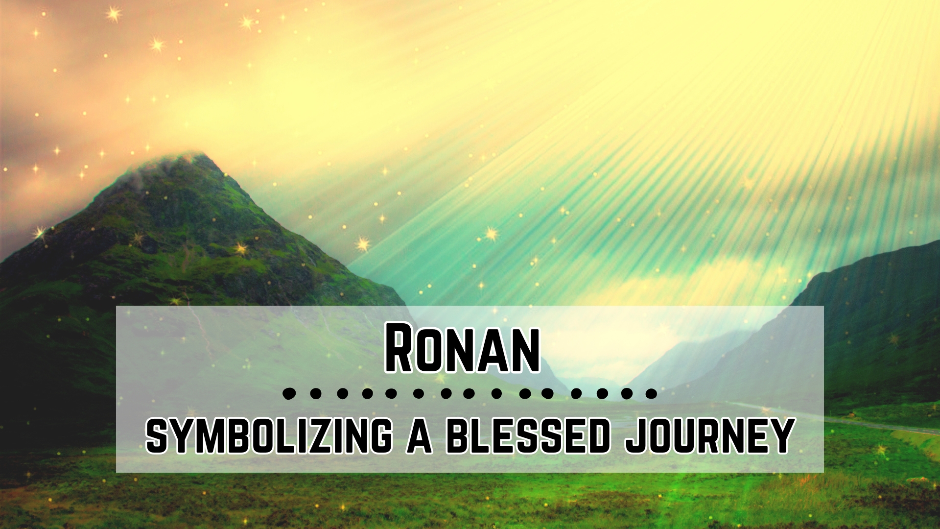 Ronan – Little seal, symbolizing a blessed journey