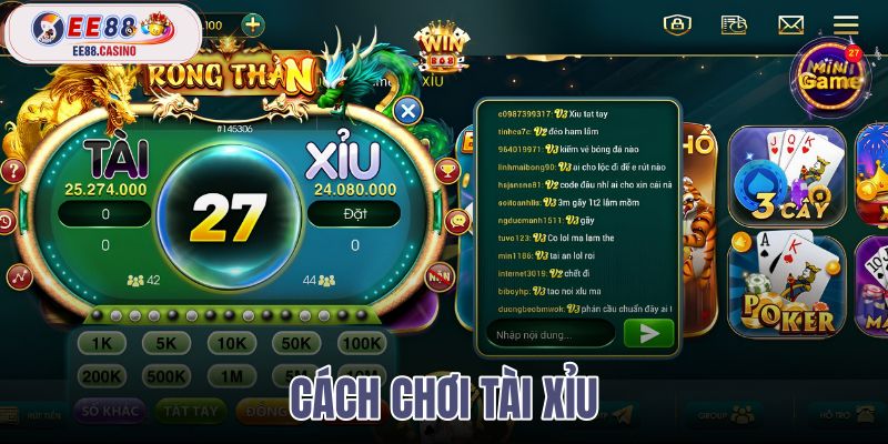 cách chơi tài xỉu