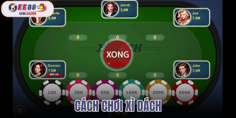 cách chơi xì dách